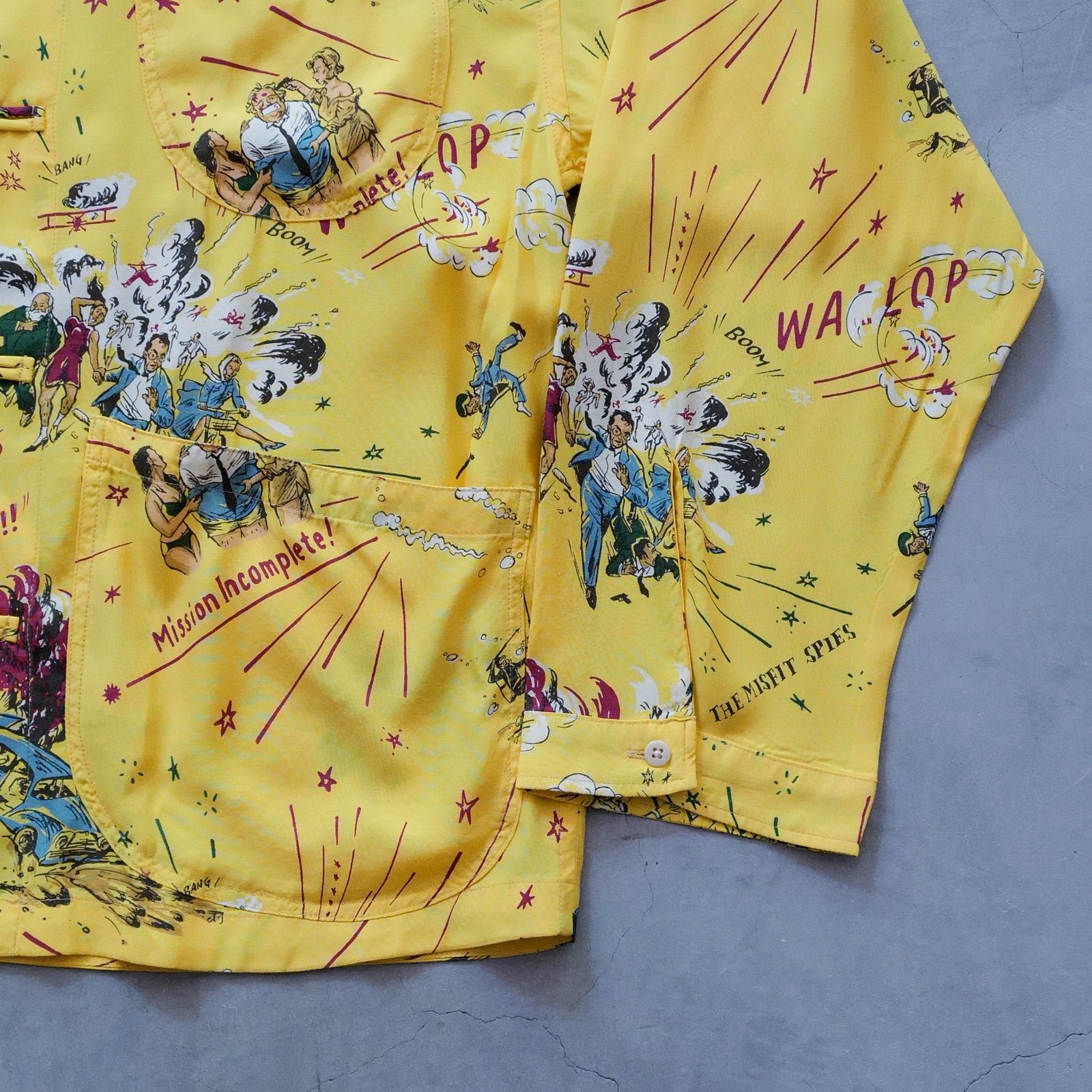 ALOHA CHINESE SHIRT YELLOW – ABOUT