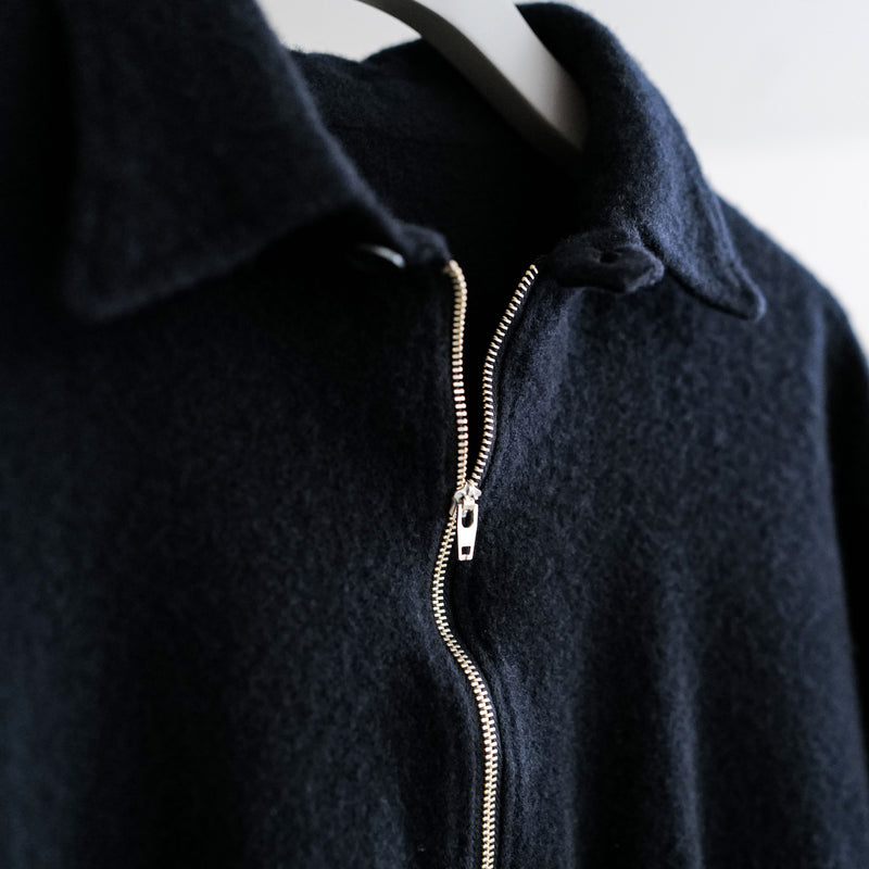 FULL WOOL HALF ZIP SHIRT