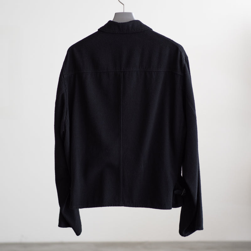 SILK NEP ZIP SHORT JACKET