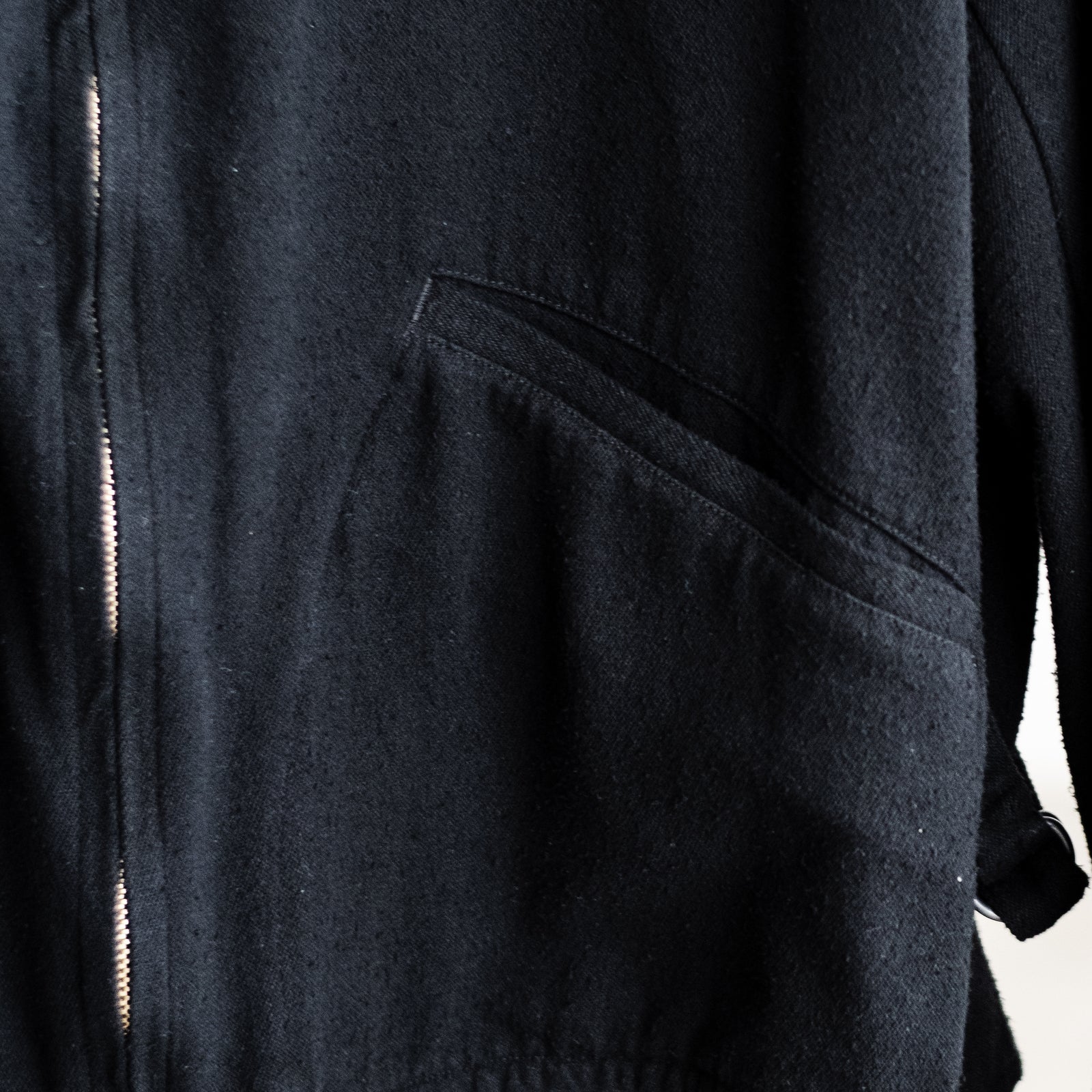 SILK NEP ZIP SHORT JACKET – ABOUT