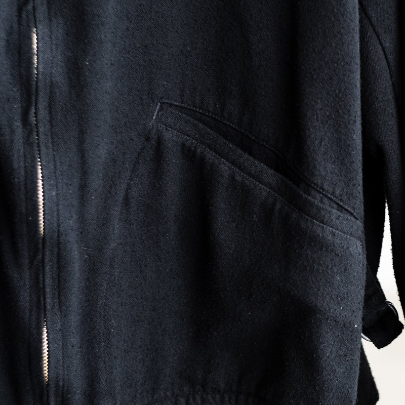 SILK NEP ZIP SHORT JACKET
