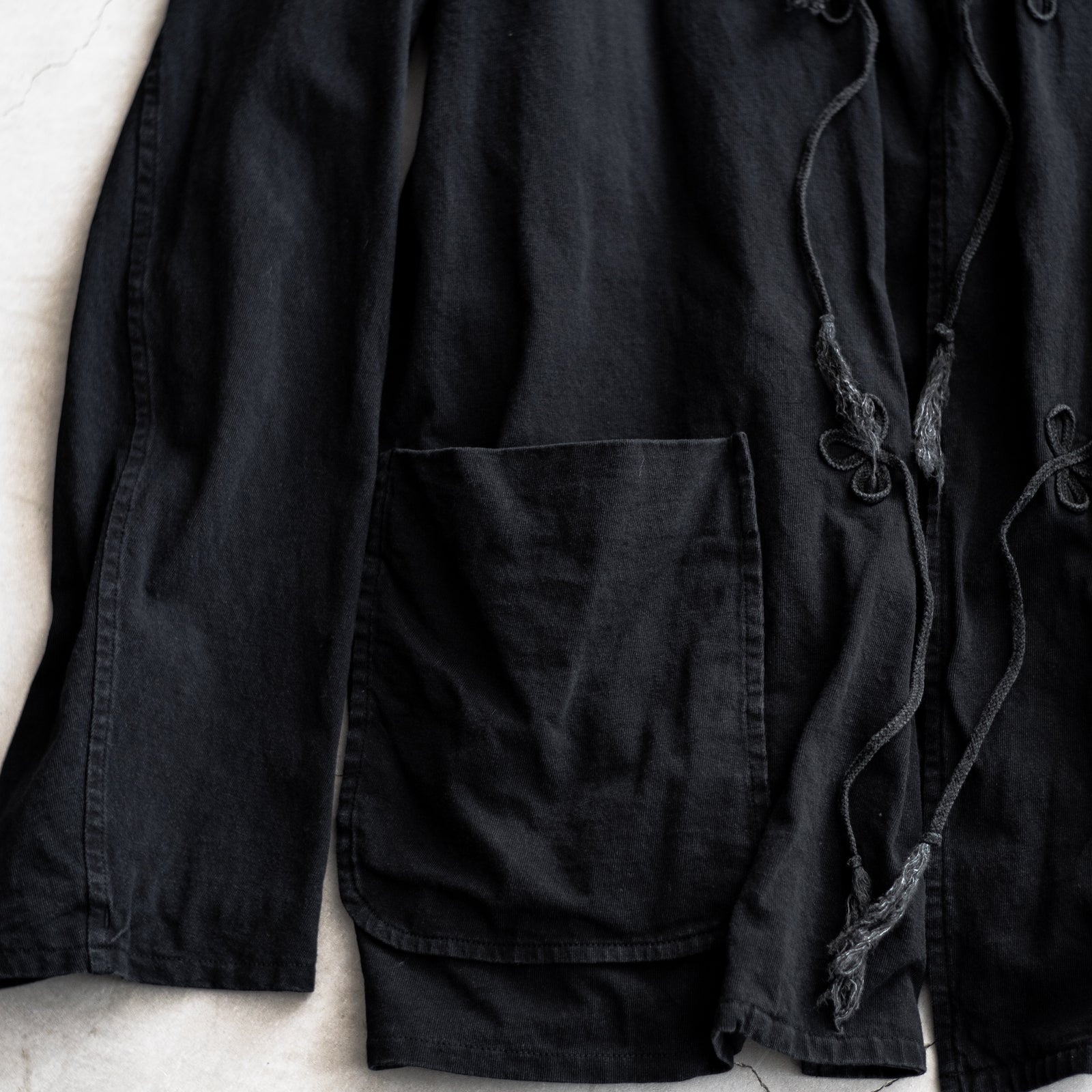 COTTON JERSEY STAND COLLAR JACKET – ABOUT