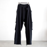 COTTON JERSEY KNEES TACK PANTS