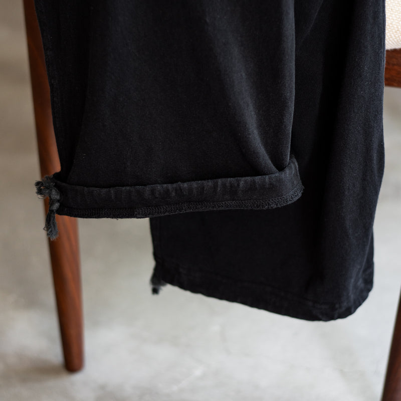 COTTON JERSEY KNEES TACK PANTS