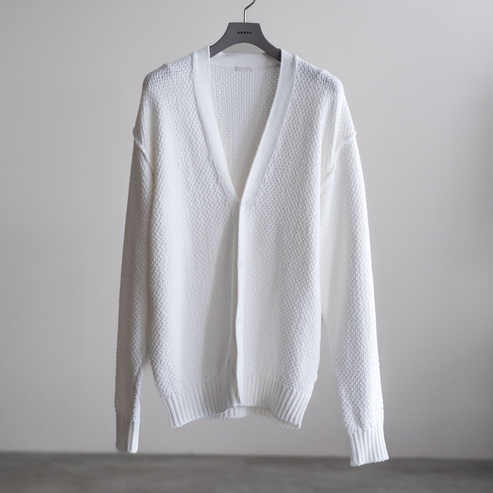 5G KNIT CARDIGAN – ABOUT