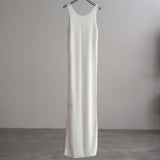 FOAM SLEEVELESS KNIT DRESS