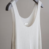 FOAM SLEEVELESS KNIT DRESS