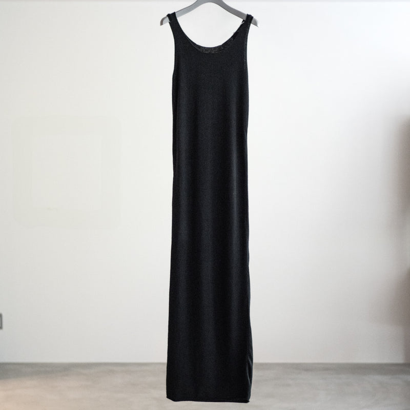 FOAM SLEEVELESS KNIT DRESS