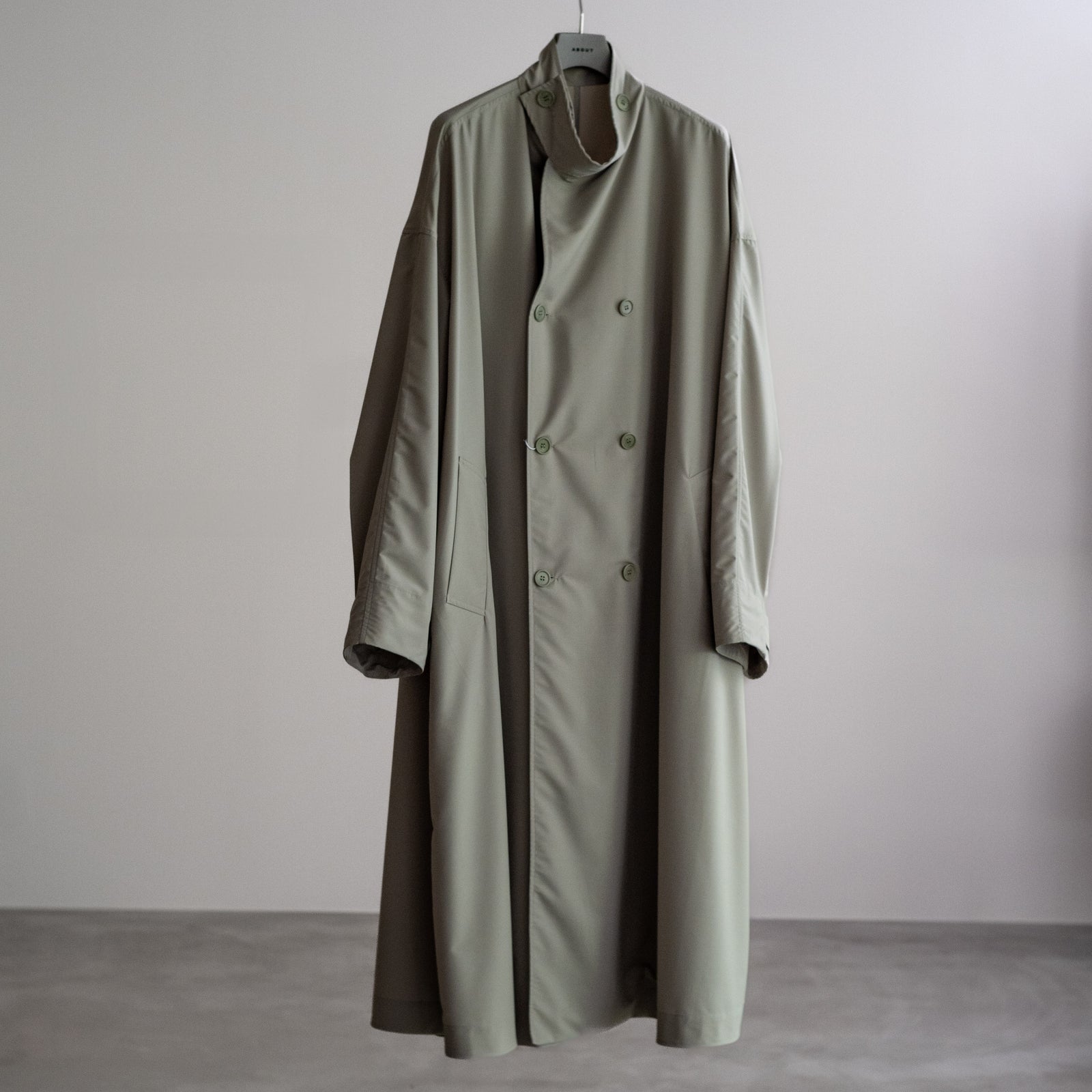 SUMMER WOOL OVERSIZED COAT – ABOUT
