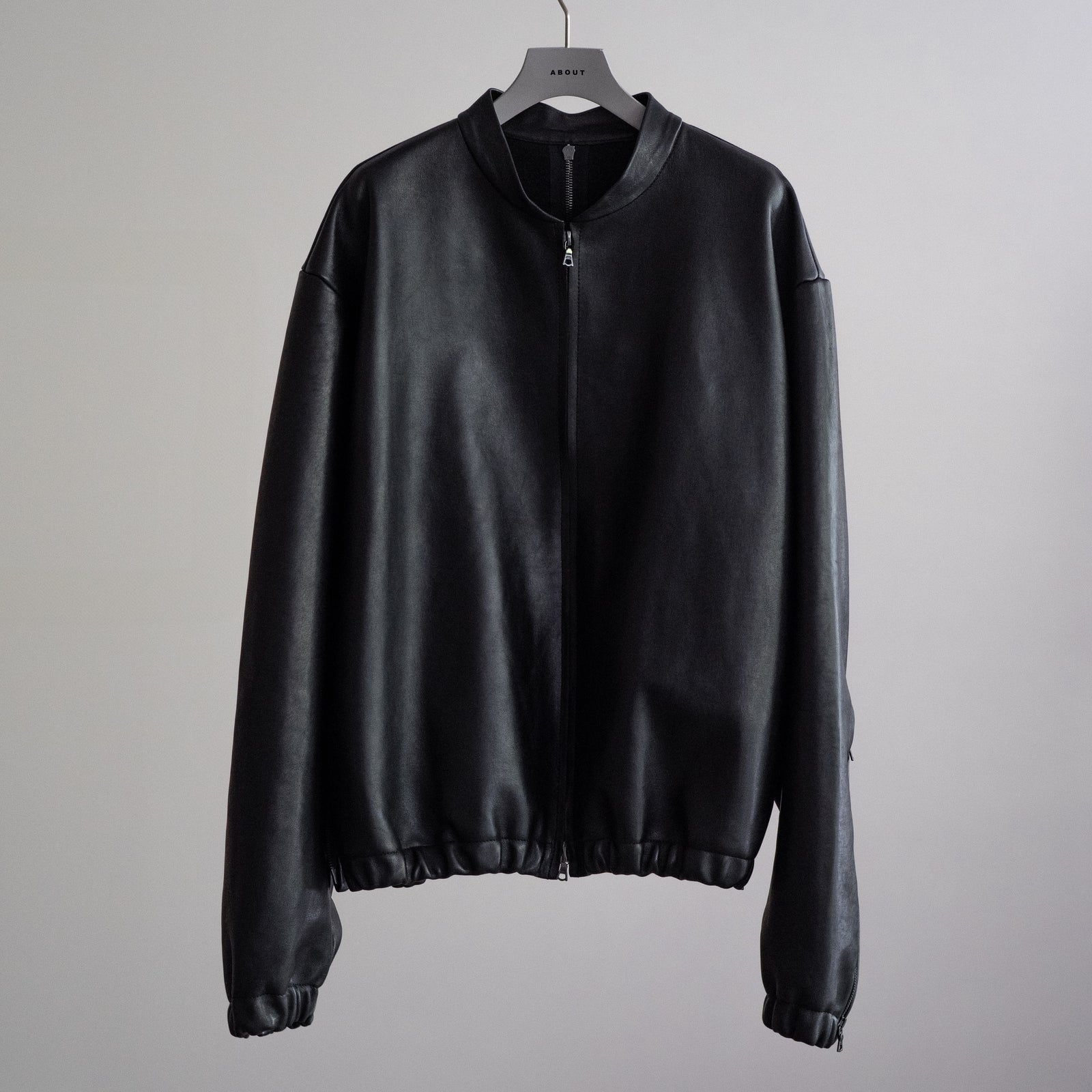 LEATHER SIX ZIPPER JACKET – ABOUT
