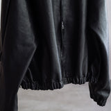 LEATHER SIX ZIPPER JACKET