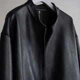 LEATHER SIX ZIPPER JACKET