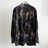 SILK SHELL SHAWL COLLAR JACKET