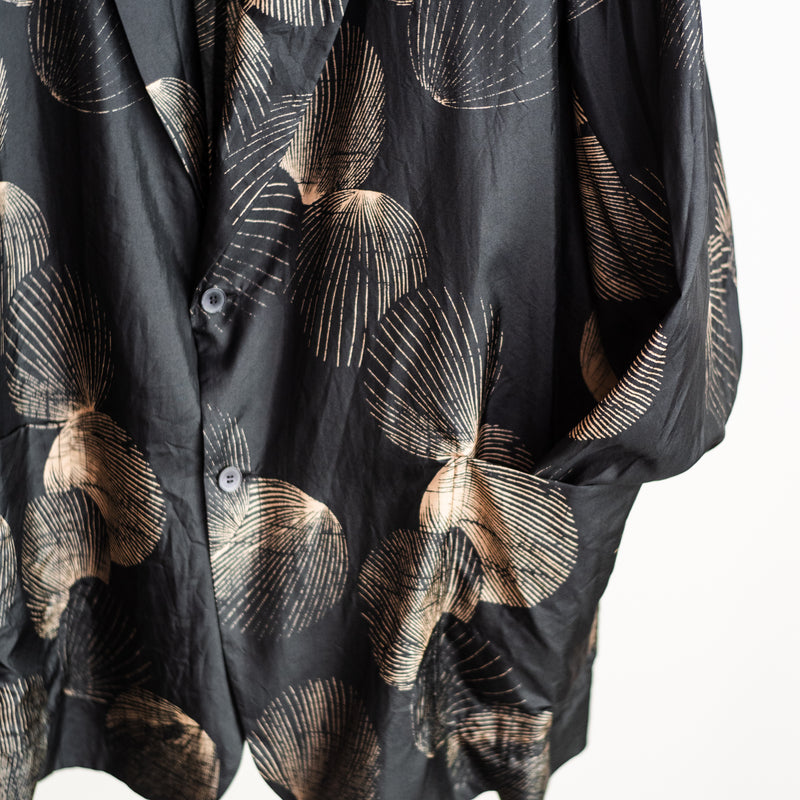 SILK SHELL SHAWL COLLAR JACKET