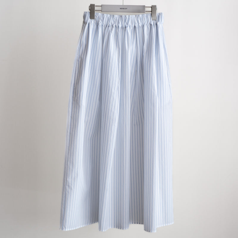 MAXI SKIRT BLUE STRIPE