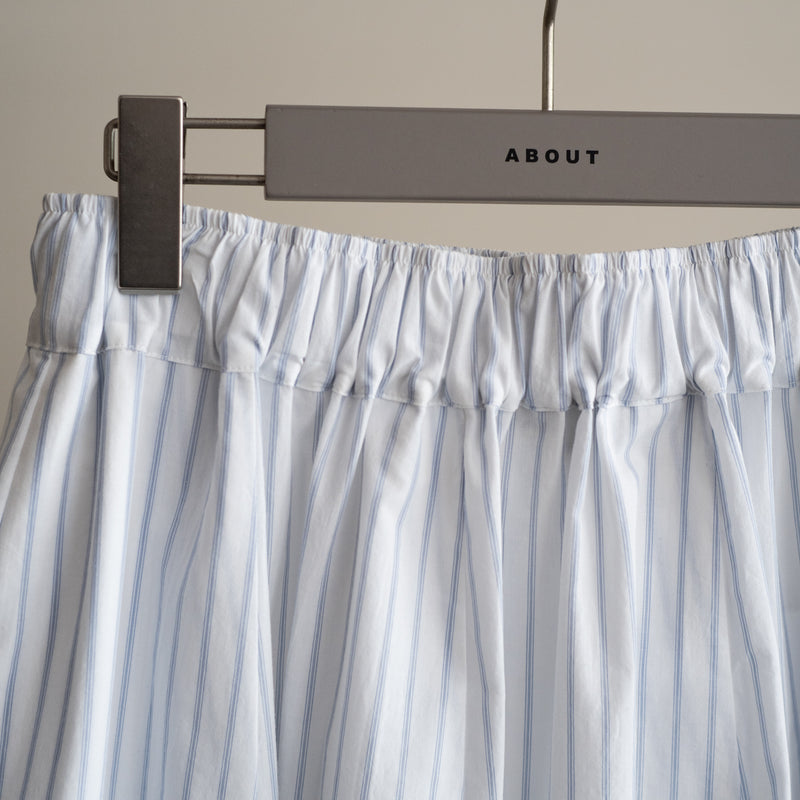 MAXI SKIRT BLUE STRIPE
