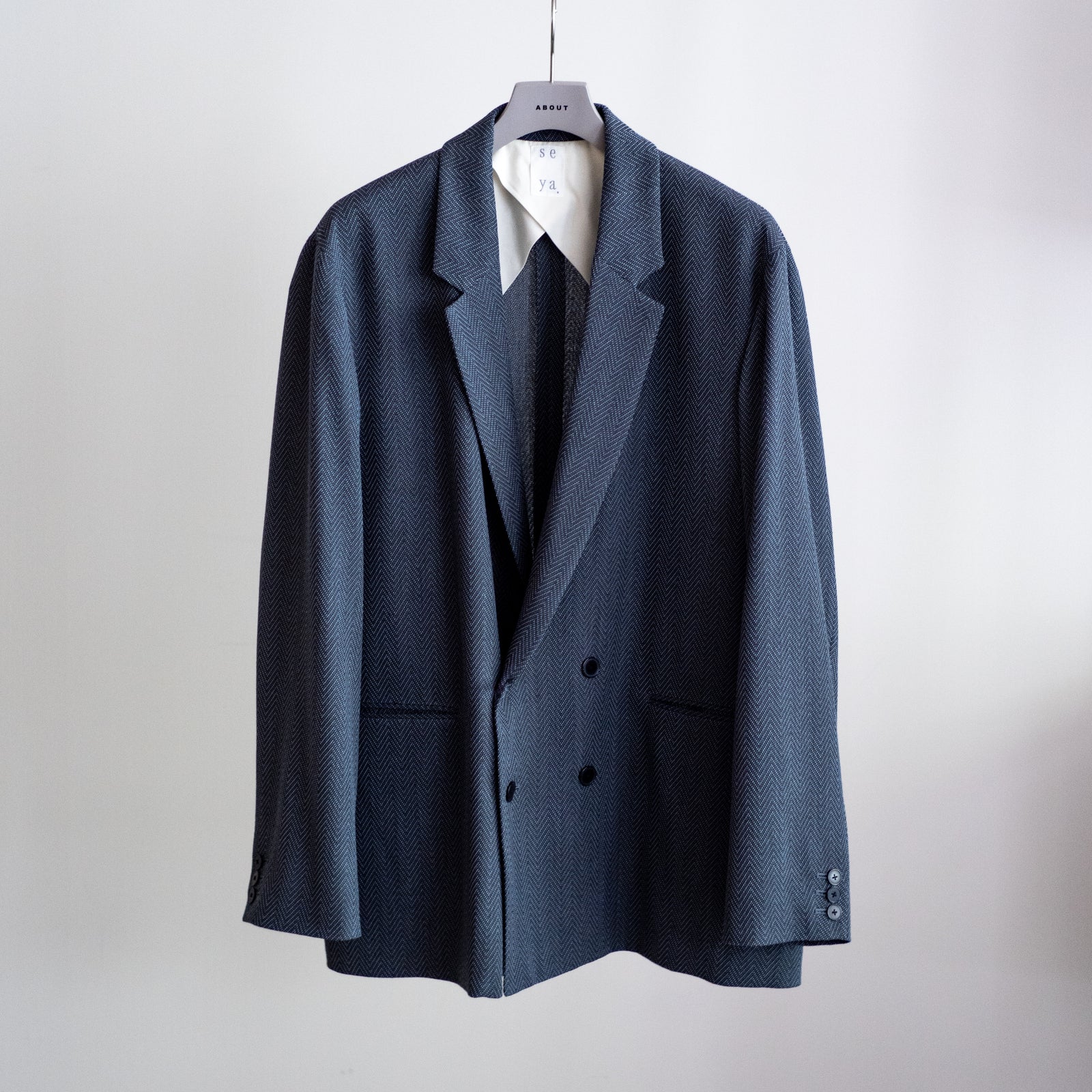 Siwa seya. tailored w jacket seya セヤ SEYA TAILORED W JACKET sold