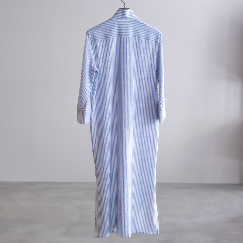 CHEMISE ROSEE SEERSUCKER