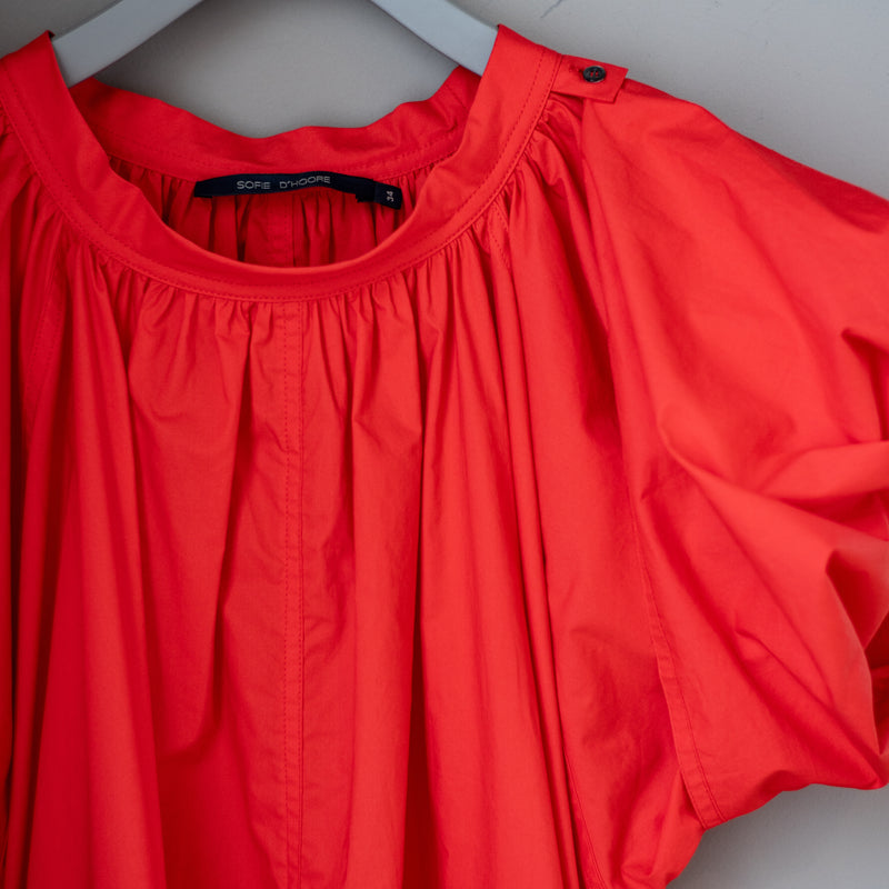 BI-COLOR TRAPEZE DRESS