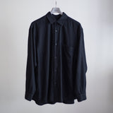 CASHMERE SILK GARMENT DYE SHIRT