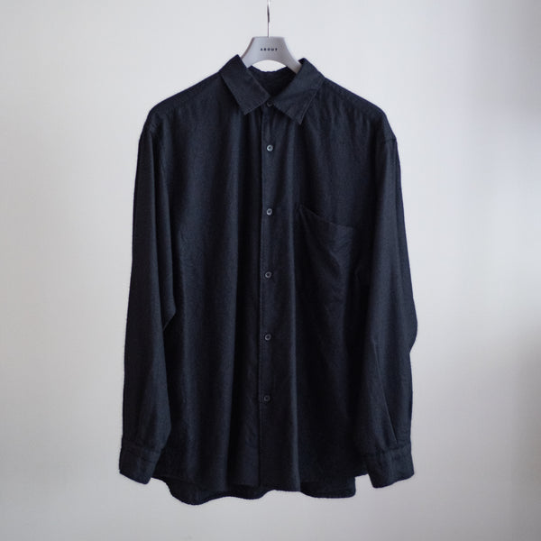 CASHMERE SILK GARMENT DYE SHIRT