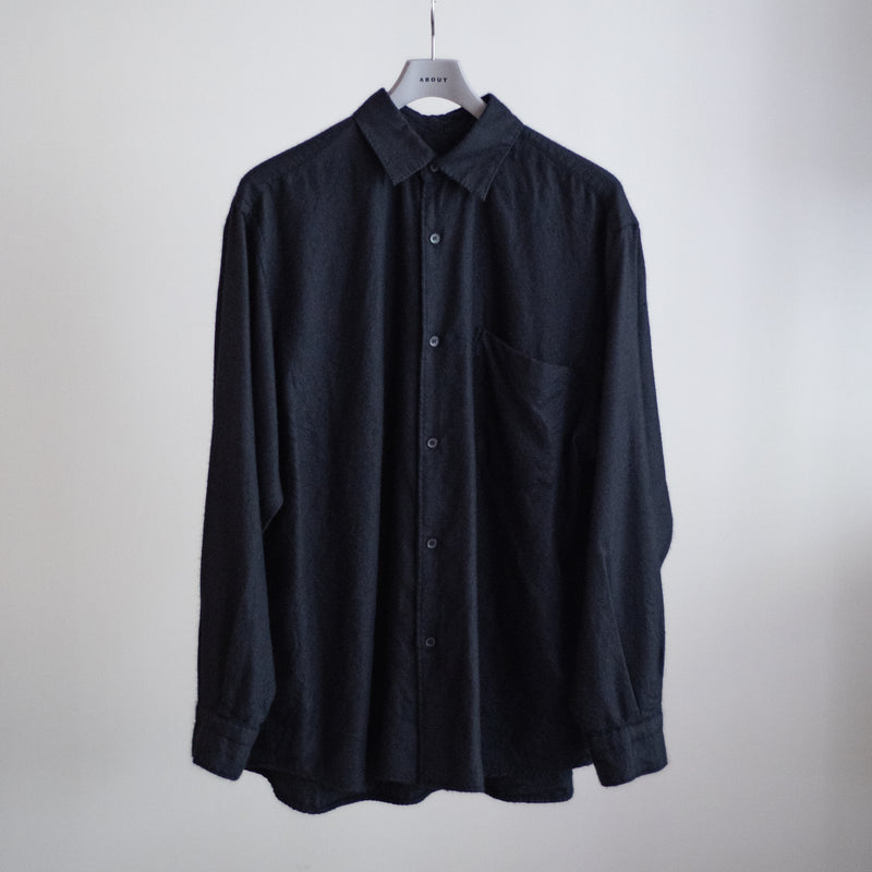 CASHMERE SILK GARMENT DYE SHIRT