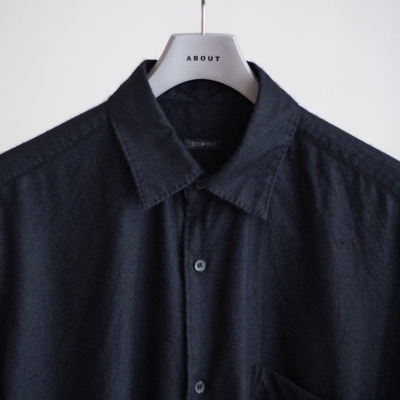 CASHMERE SILK GARMENT DYE SHIRT