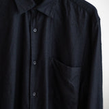 CASHMERE SILK GARMENT DYE SHIRT