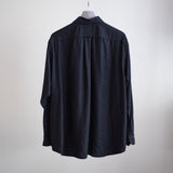 CASHMERE SILK GARMENT DYE SHIRT