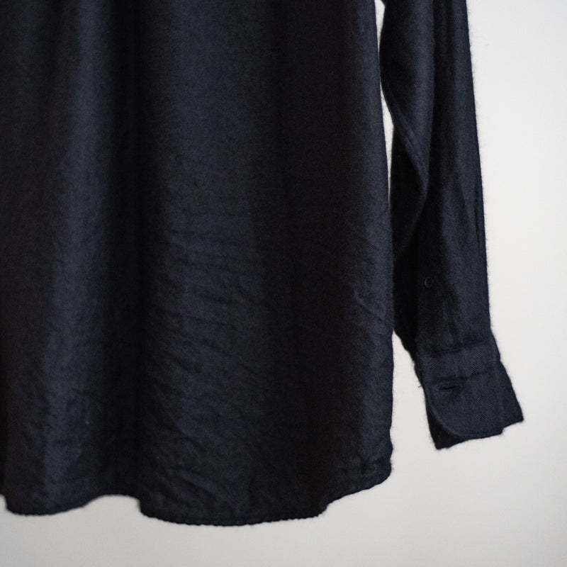 CASHMERE SILK GARMENT DYE SHIRT