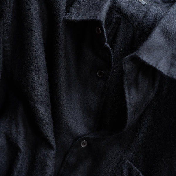CASHMERE SILK GARMENT DYE SHIRT