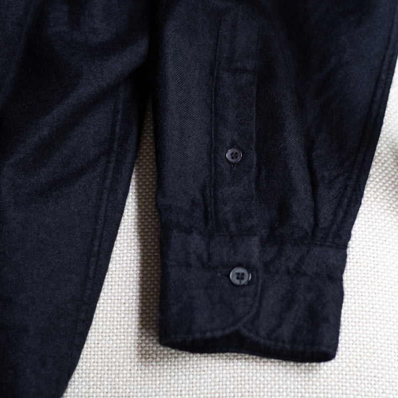 CASHMERE SILK GARMENT DYE SHIRT