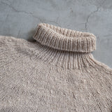 CASHMERE HAND SPAN TURTLE NECK KNIT