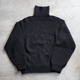 CASHMERE PAPER HAND TURTLE NECK KNIT