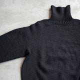 CASHMERE PAPER HAND TURTLE NECK KNIT