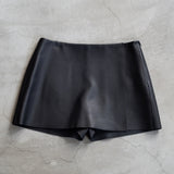 CALF SKIN SKORT
