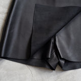 CALF SKIN SKORT