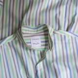 HANDMADE FRINGED MAO COLLAR SHIRT