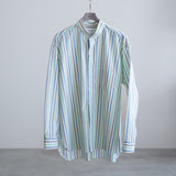 HANDMADE FRINGED MAO COLLAR SHIRT