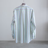HANDMADE FRINGED MAO COLLAR SHIRT