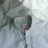 HANDMADE FRINGED MAO COLLAR SHIRT