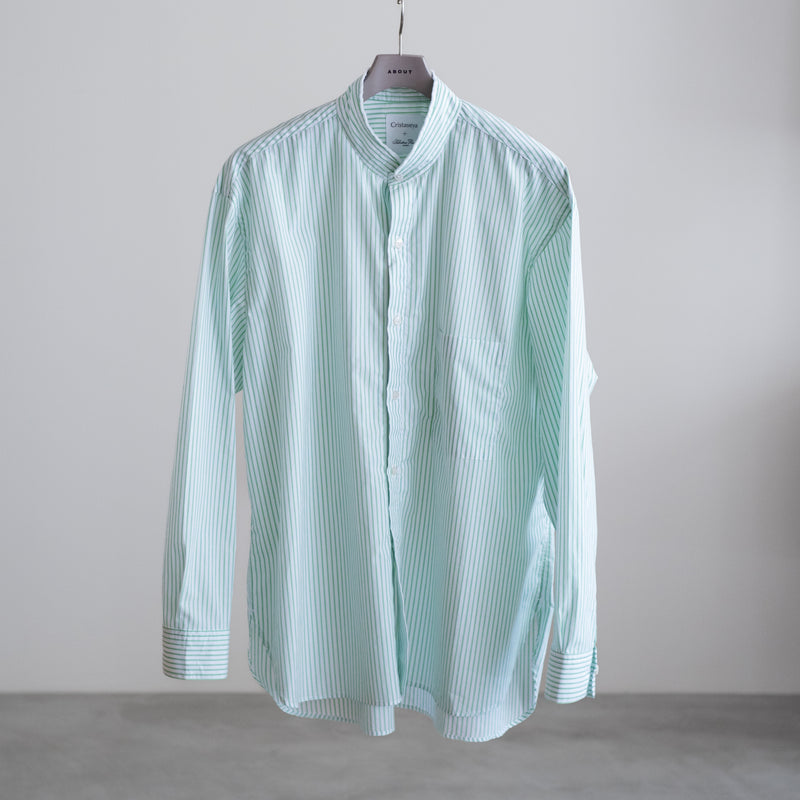 HANDMADE FRINGED MAO COLLAR SHIRT – ABOUT