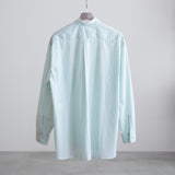 HANDMADE FRINGED MAO COLLAR SHIRT