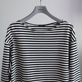 BORDER BOAT NECK