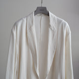 LOW SILK SHAWL COLLAR JACKET