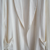 LOW SILK SHAWL COLLAR JACKET