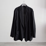 LOW SILK SHAWL COLLAR JACKET