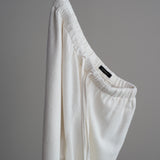 LOW SILK WIDE PANTS