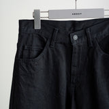 BLACK DENIM 5P PANTS