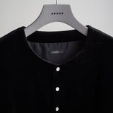 VELOR SNAP CARDIGAN
